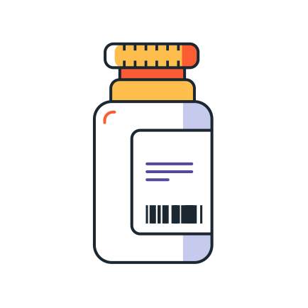 Icon of pill bottle