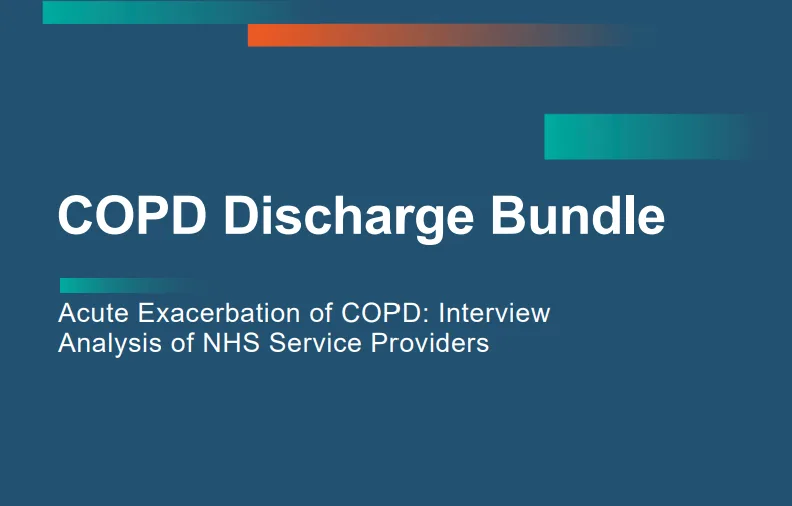 COPD Discharge Bundle Programme Qualitative Report